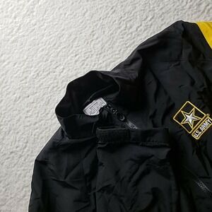 UNICOR Army Physical Fitness Jacket Mens Medium Black Nylon APFU Windbreaker